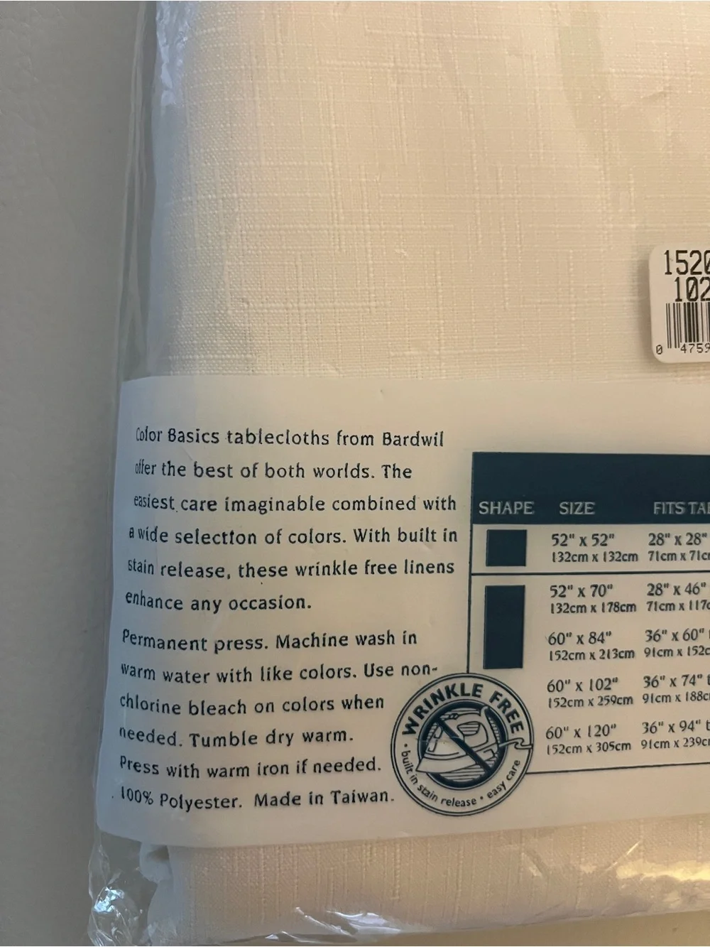 Bardwil Linens- Color Basics brand new
